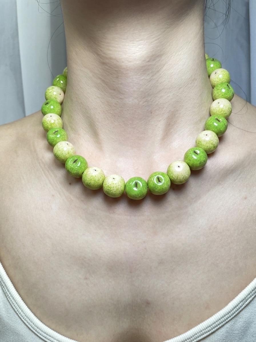 all Resin Fruit Necklace