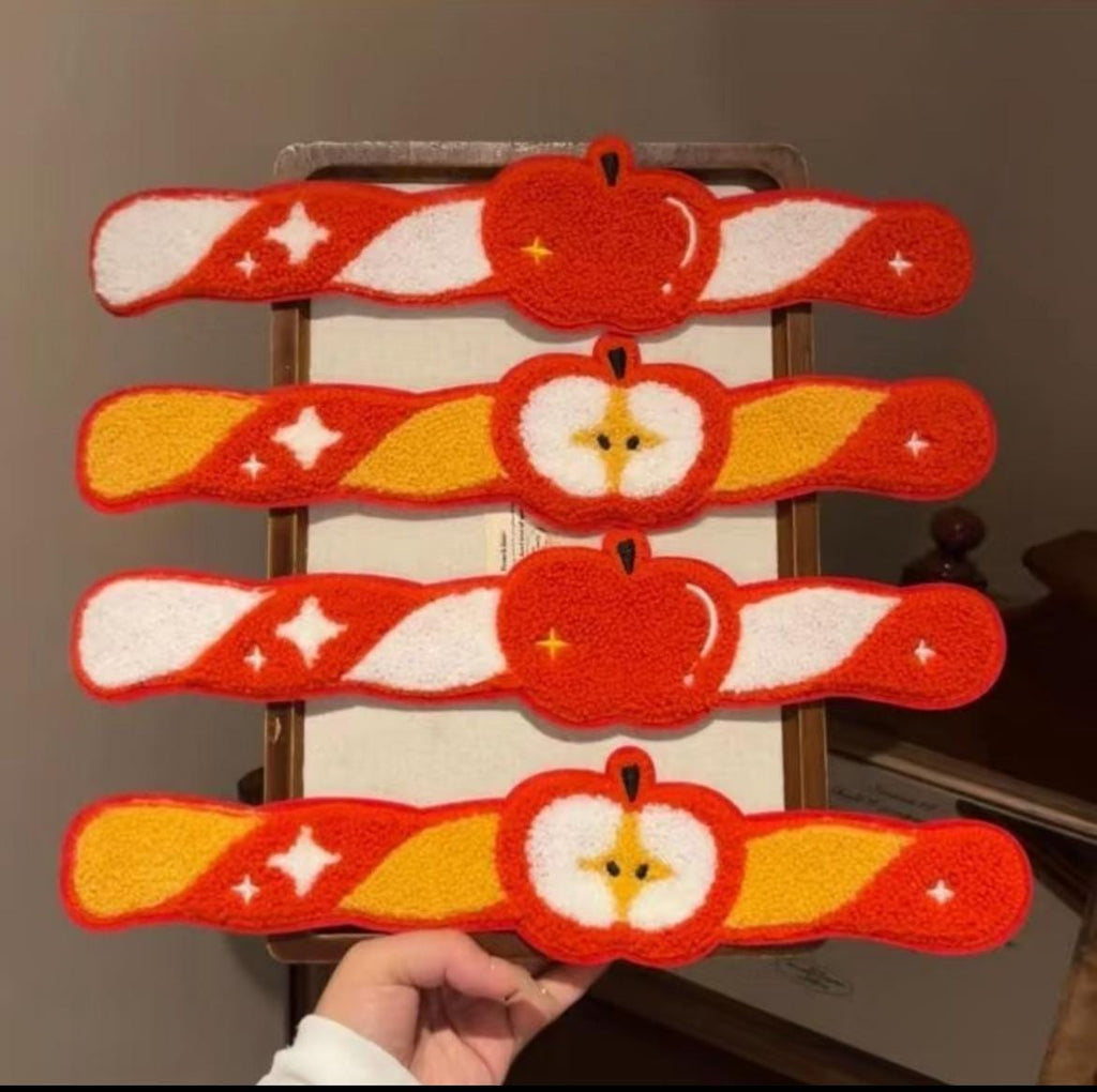 Apple Spa Headband, Fruit Face Wash Headband, Skincare Hair Wrap
