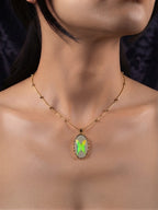 Holographic Butterfly Necklace, 3D Butterfly Pendant, Iridescent Jewelry, Unique Nature Inspired Gift