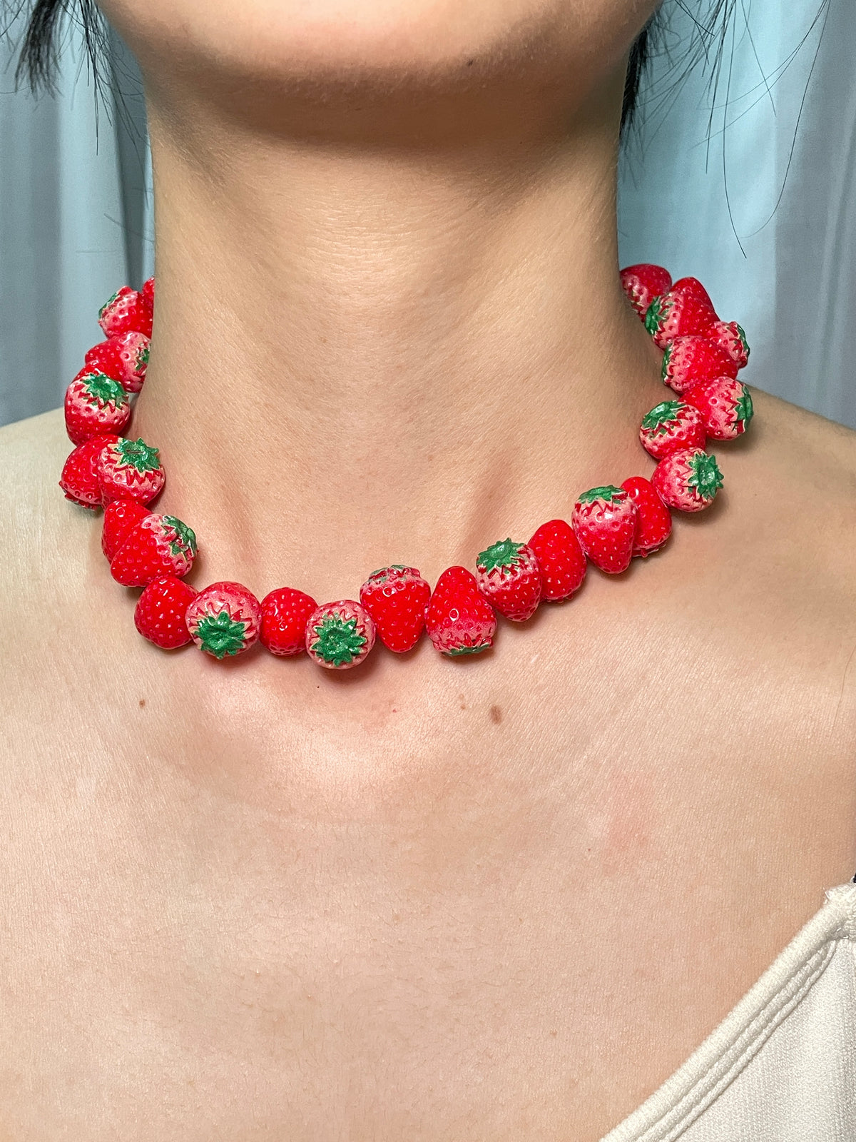 all Resin Fruit Necklace