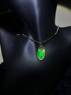 Holographic Butterfly Necklace, 3D Butterfly Pendant, Iridescent Jewelry, Unique Nature Inspired Gift