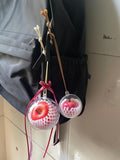 Handmade Realistic Apple Keychain, Fruit Bag Charm