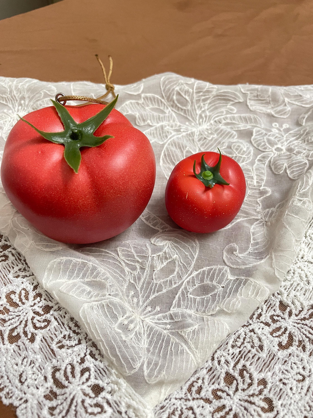 Handmade Realistic Tomato Keychain, Fruit Bag Charm,Gift For Her