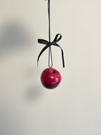 Realistic Apple Car Accessory, Fruit Hanging Ornament, Rearview Decor, Auto Gift