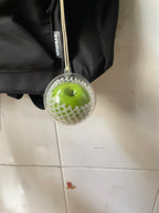 Realistic Green Apple Keychains, Fruit Bag Charms, Fun Gift for Her,Teachers,Friends-Unique Eco