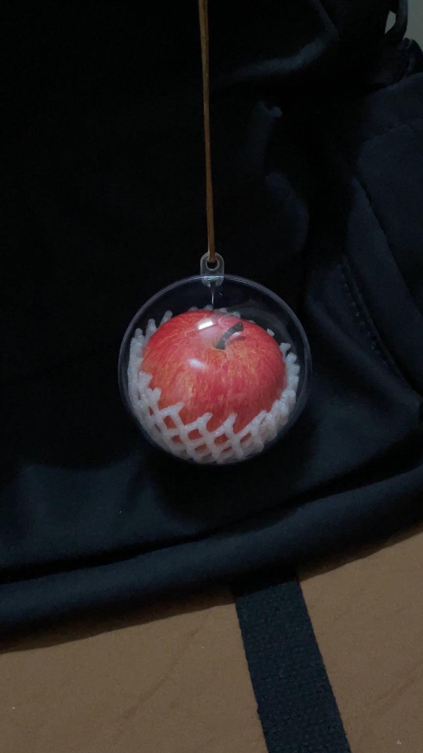 Handmade Realistic Apple Keychain, Fruit Bag Charm