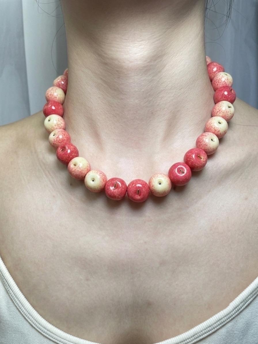 all Resin Fruit Necklace