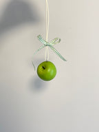 Realistic Apple Car Accessory, Fruit Hanging Ornament, Rearview Decor, Auto Gift