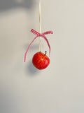 Realistic Apple Car Accessory, Fruit Hanging Ornament, Rearview Decor, Auto Gift