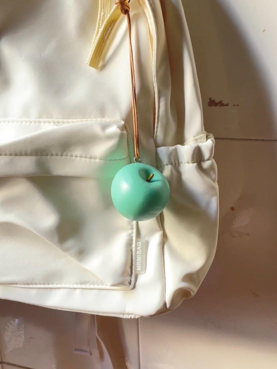 Handmade Realistic Apple Keychain, Handmade Fruit Bag Accessory,Gift For Her