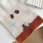 Apple Scarf with Apple Core & Stem Details, Y2K Fashion Accessory