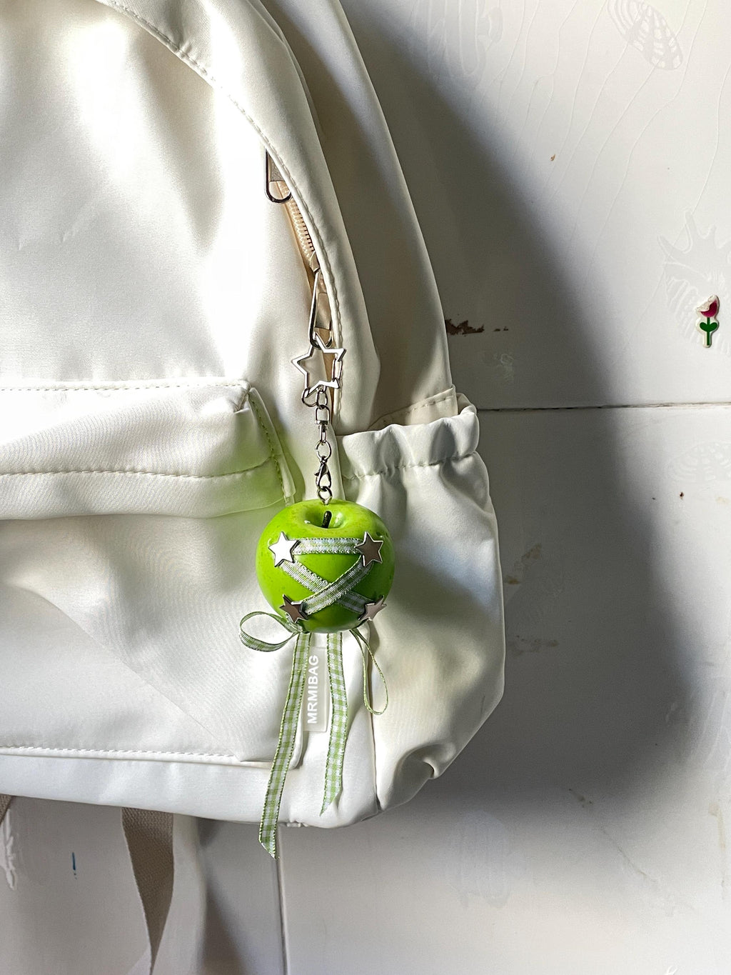 Handmade Realistic Apple Keychain, Fruit Bag Charm,gift for her