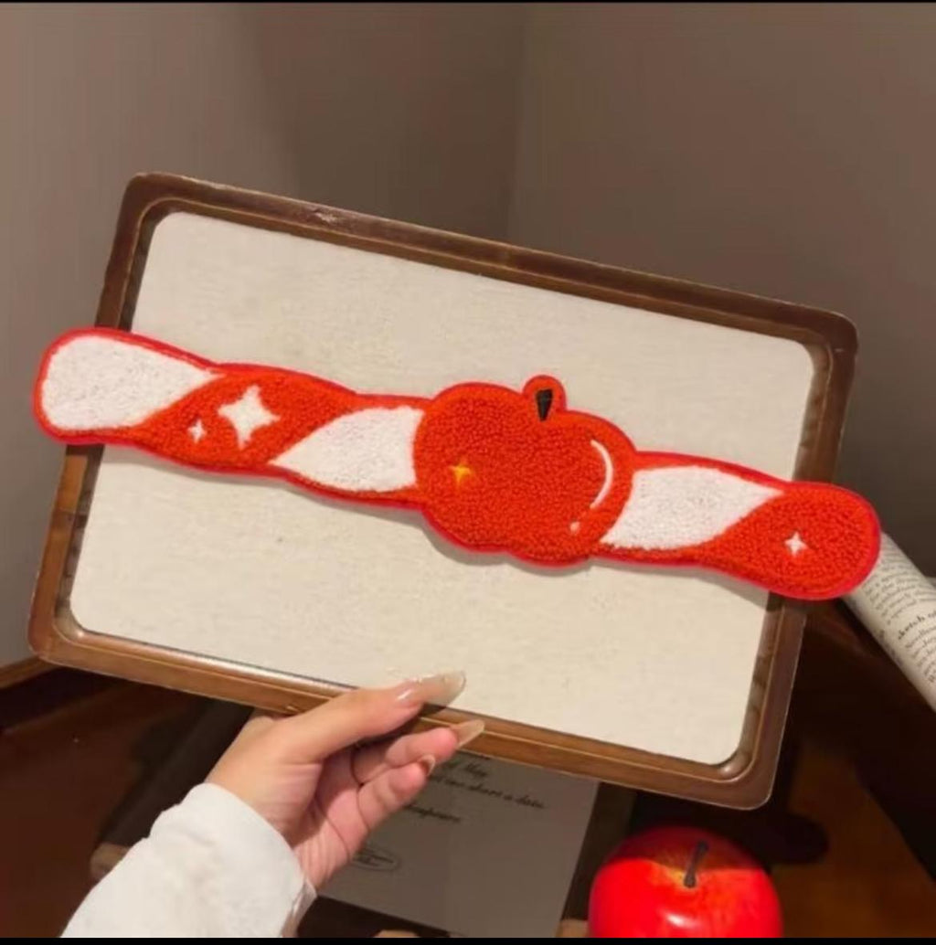 Apple Spa Headband, Fruit Face Wash Headband, Skincare Hair Wrap