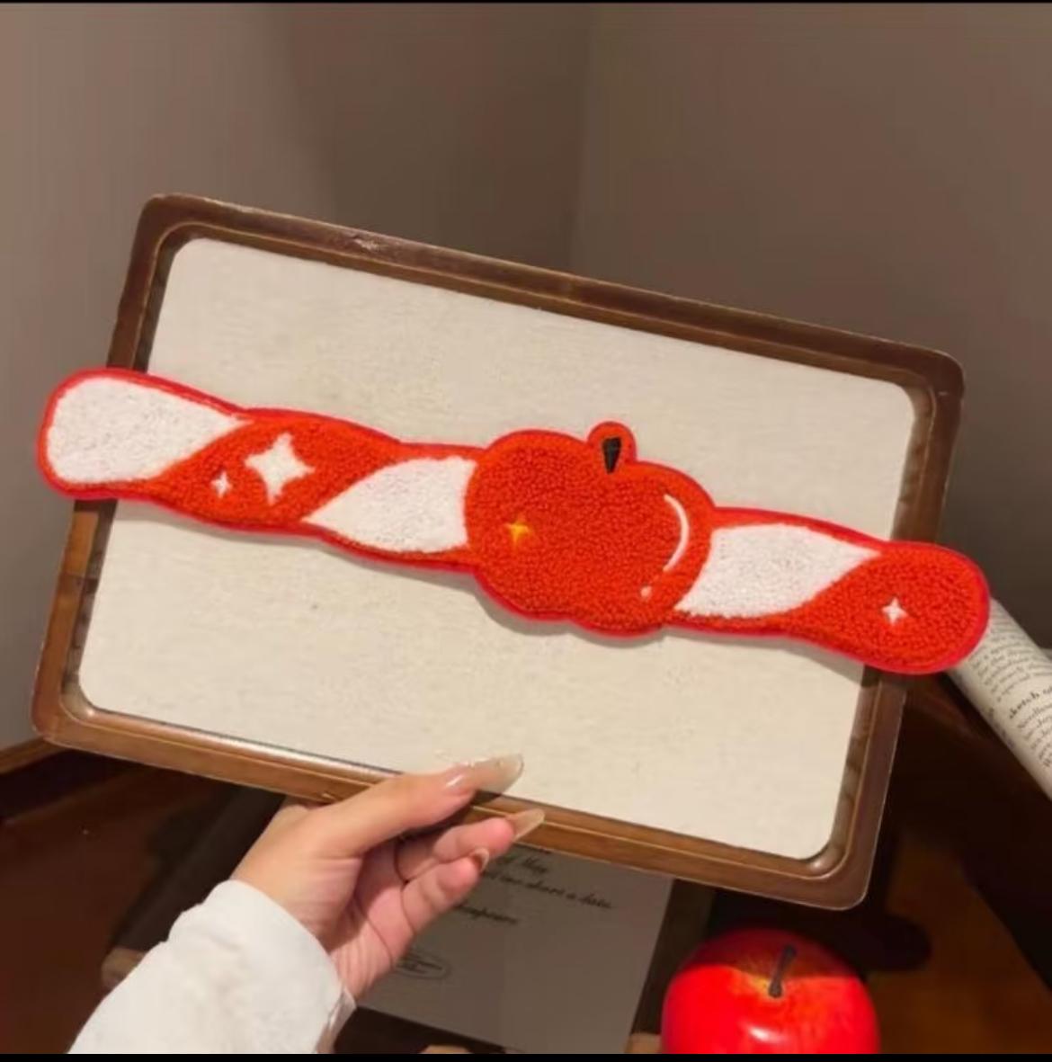 Apple Spa Headband, Fruit Face Wash Headband, Skincare Hair Wrap