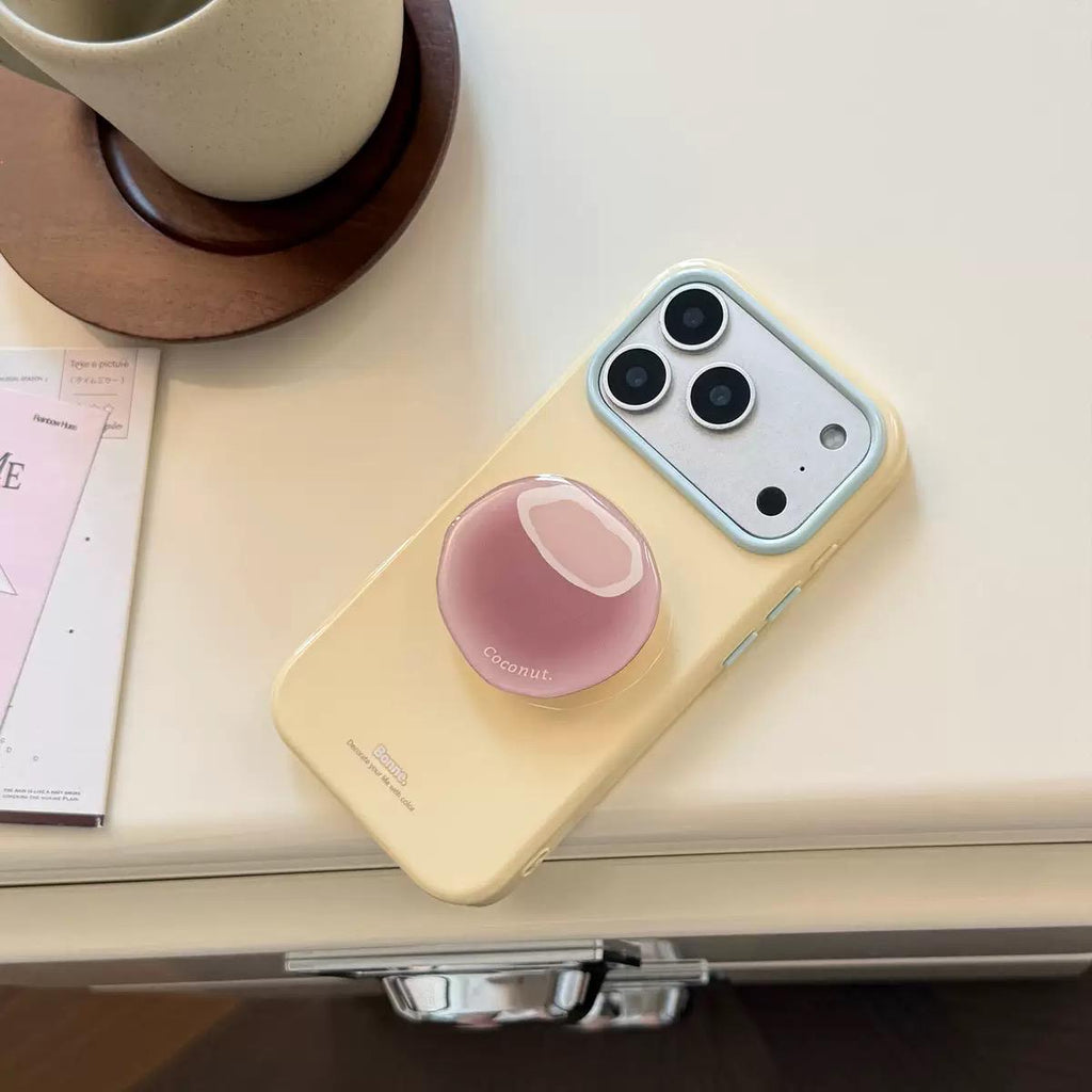 iPhone 18 Fruit Phone Case with Matching Grip, Y2K Kawaii Style