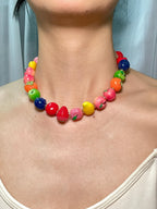 all Resin Fruit Necklace