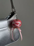 Handmade Realistic Apple Keychain, Fruit Bag Charm,gift for her