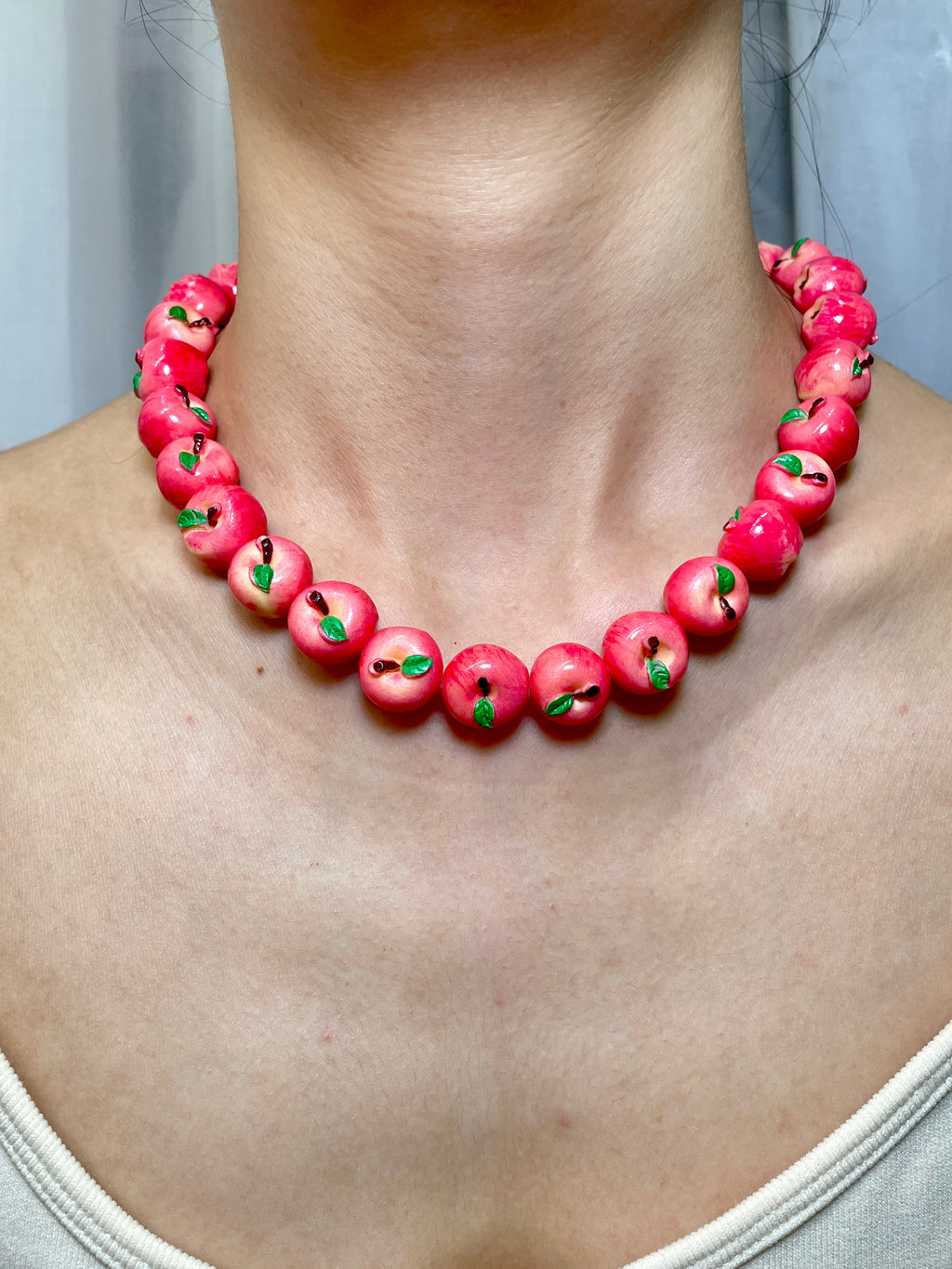 all Resin Fruit Necklace