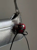 Handmade Realistic Apple Keychain, Fruit Bag Charm,gift for her